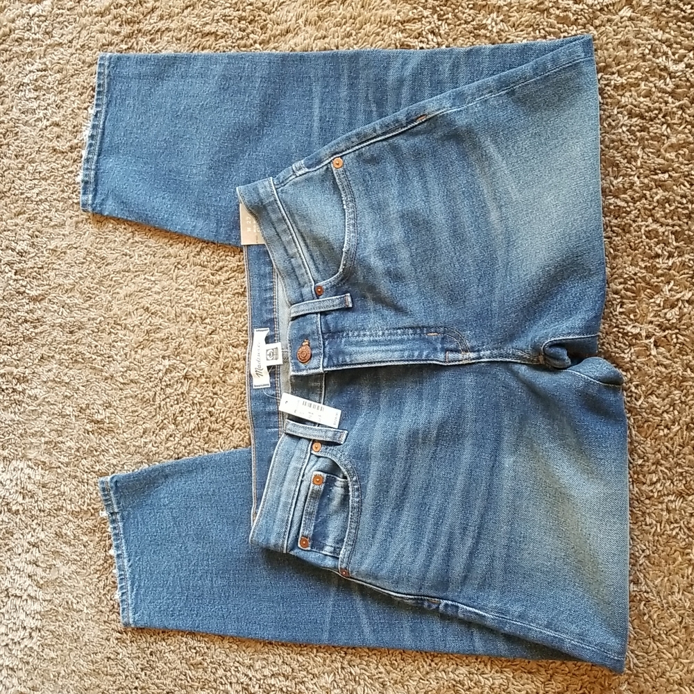 Madewell classic straight jeans